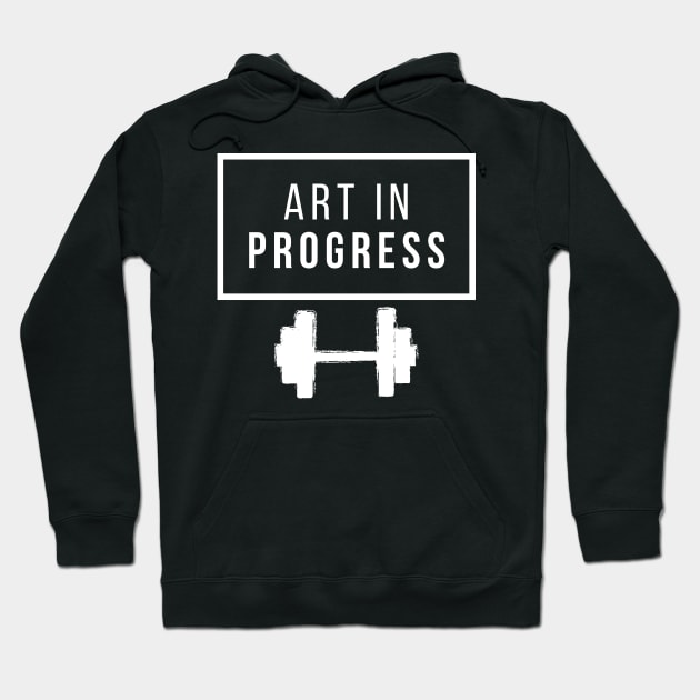 Body Art In Progress - Bodybuilding Hoodie by Ognisty Apparel